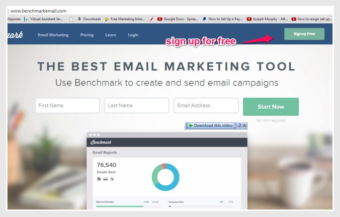 benchamarkemail free-pic