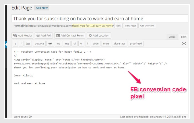 happy family FB code conversion pixel-pic