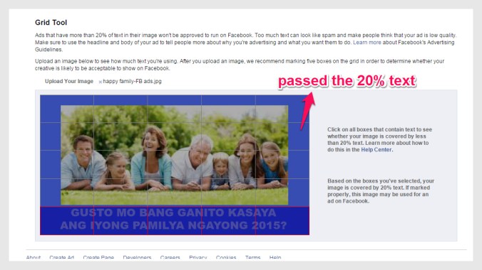 happy family grid text-pic